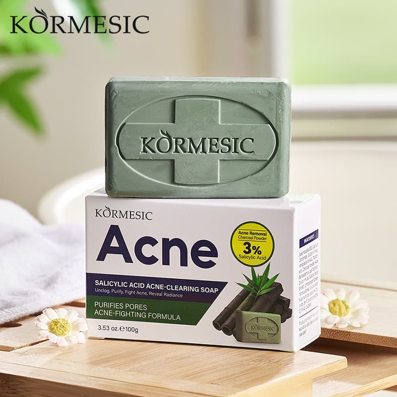 Sabonete de ácido salicílico KORMESIC Beauty Soap Limpeza de pele Produtos de cuidados com a pele de comércio exterior