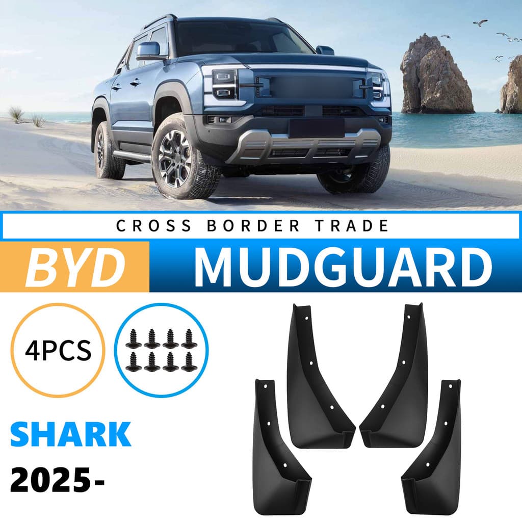 Alta qualidade-adequado para Biadi shark shark 2025 pneu de carro Fender paralama modificado acessórios externos à prova