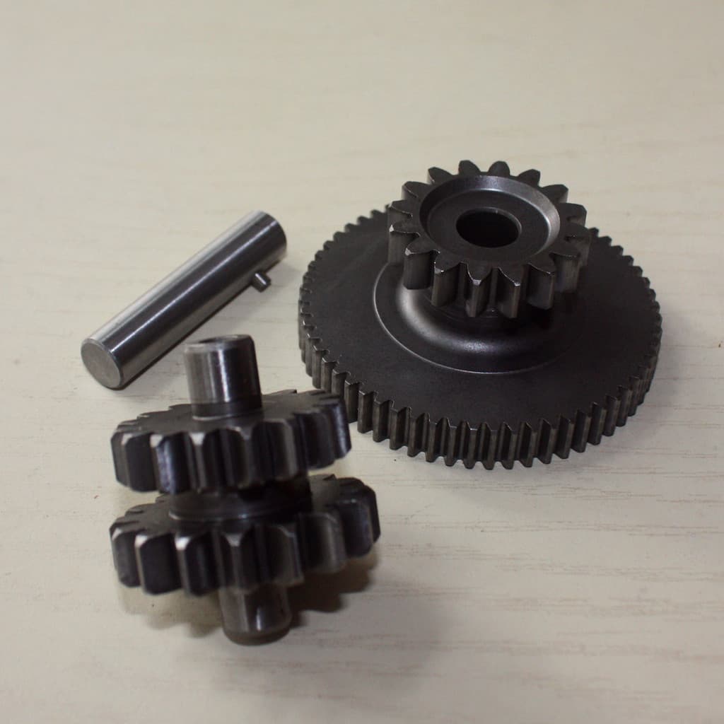 Acessórios para motocicleta CG125 150 200 300 motor de partida ponte cruzada conjunto de engrenagens dinheiro Jiang Zong