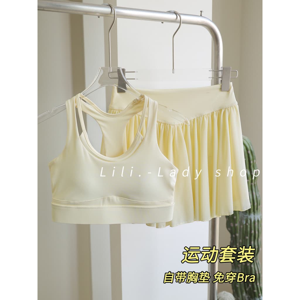 Yoga wear terno feminino profissional correndo Fitness wear ao ar livre Badminton tênis treinamento esportes de alta int