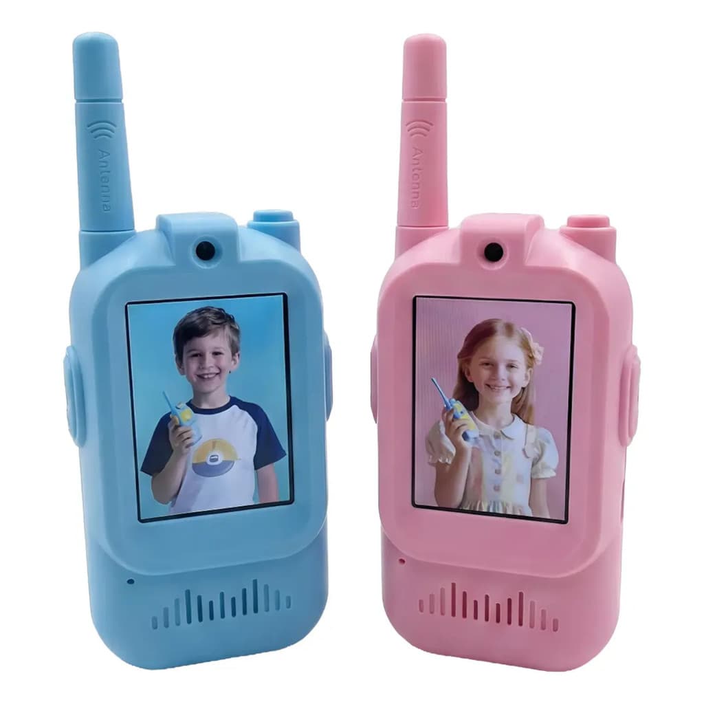 Walkie Talkie Infantil com Chamada de Vídeo 200m - Brinquedo Interativo