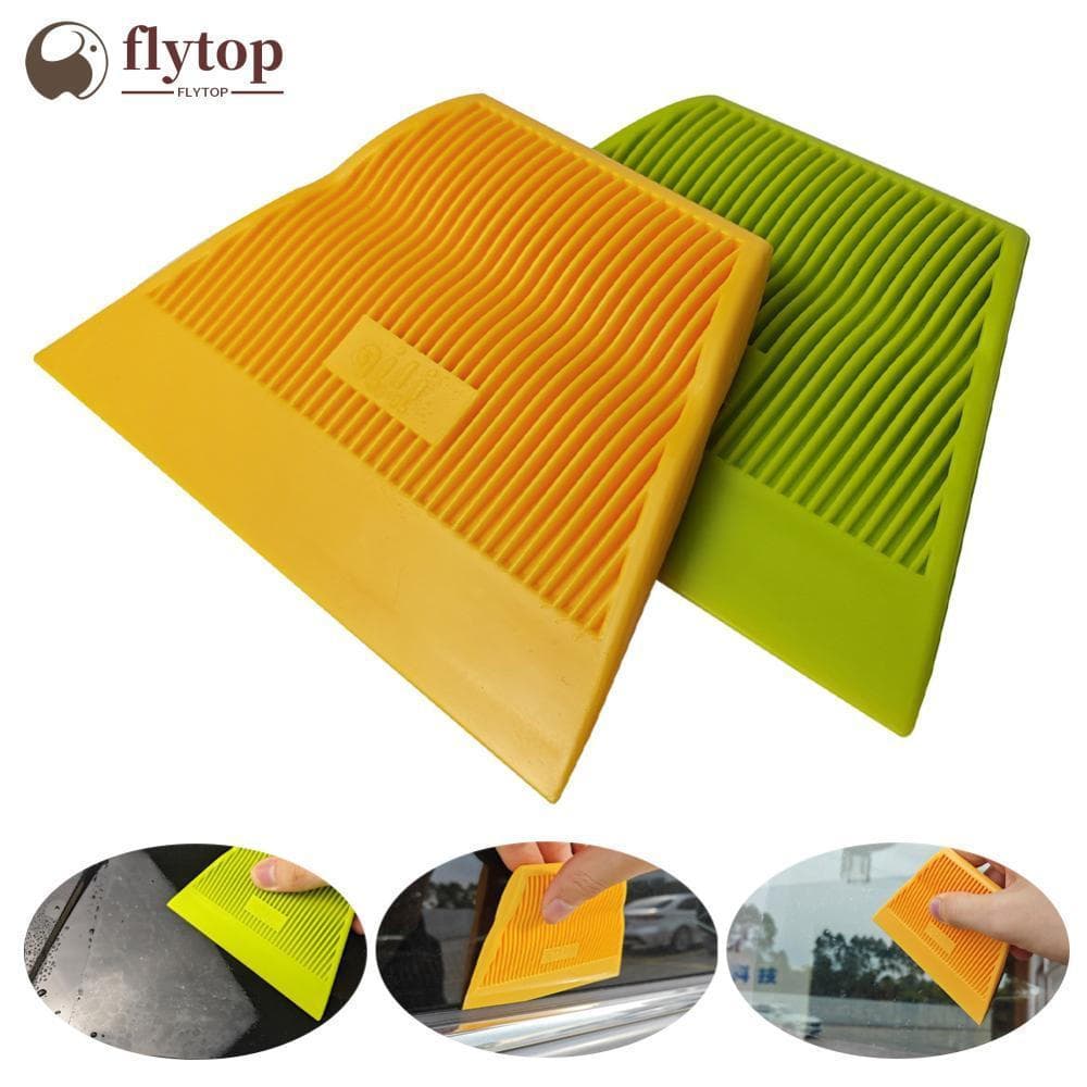 FLYTOP 1Pc Rodo Trapezoidal Carro Filme De Vinil Ferramenta De Embrulho Raspador Janela Matiz Papel De Parede Instalação