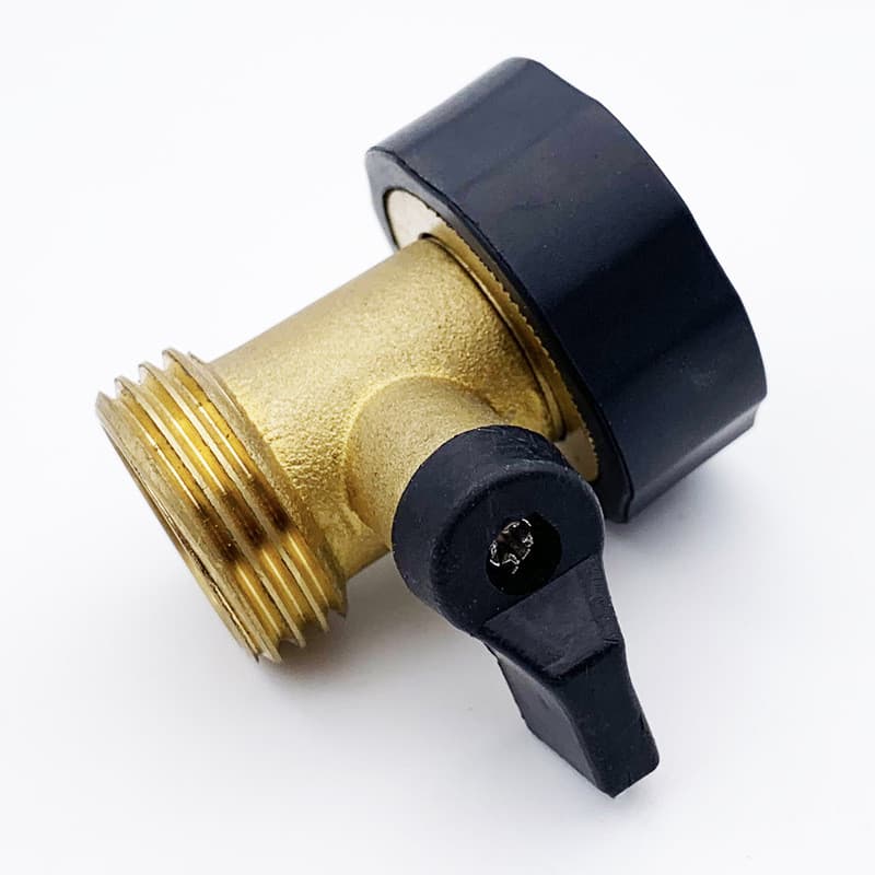 Venda Quente Válvula de esfera de passagem única para jardim, conector de mangueira de jardim, válvula de fechamento 3/4
