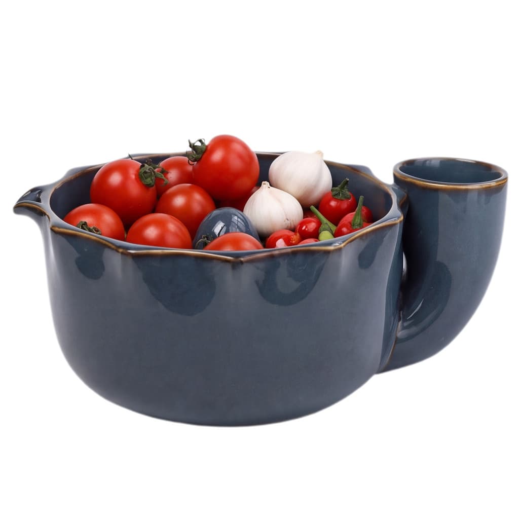 Tigela De Frutas Giratória De Cerâmica , Lavadora , Escorredor , Tigelas [covdes.br]