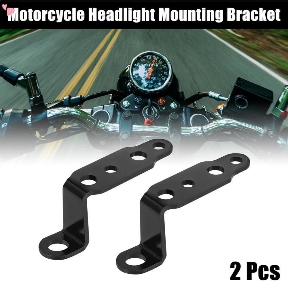 Suporte universal para motocicleta, instalação ajustável, à prova de ferrugem, suporte durável para farol de bicicleta,