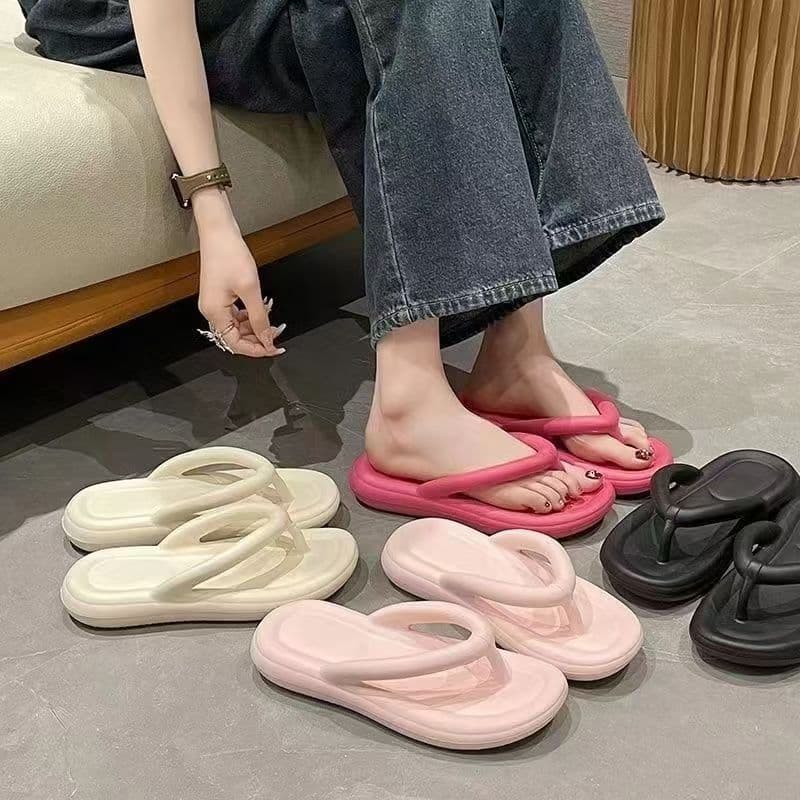 Chinelos femininos EVA verão casa moda exterior Wear influenciador desodorante sapatos de praia casuais pisando na merda