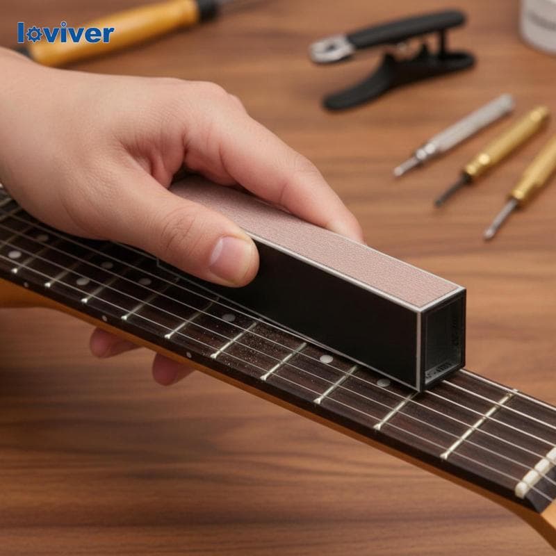 Arquivo Industrial Versátil Conjunto De Arquivos De Traste Rectifica Trastes De Guitarra Para Fretboard E Slots De Porca
