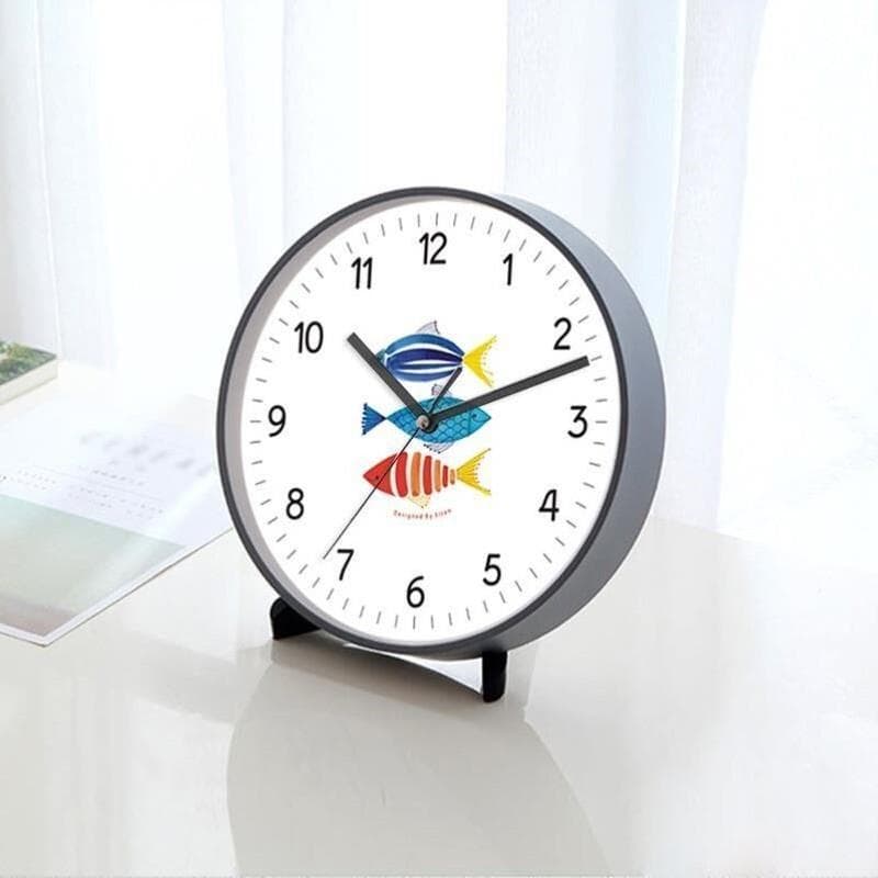 Novo produto relógio de parede expositor Base suporte mesa balanço suporte prateleira relógio quartzo redondo fabricante
