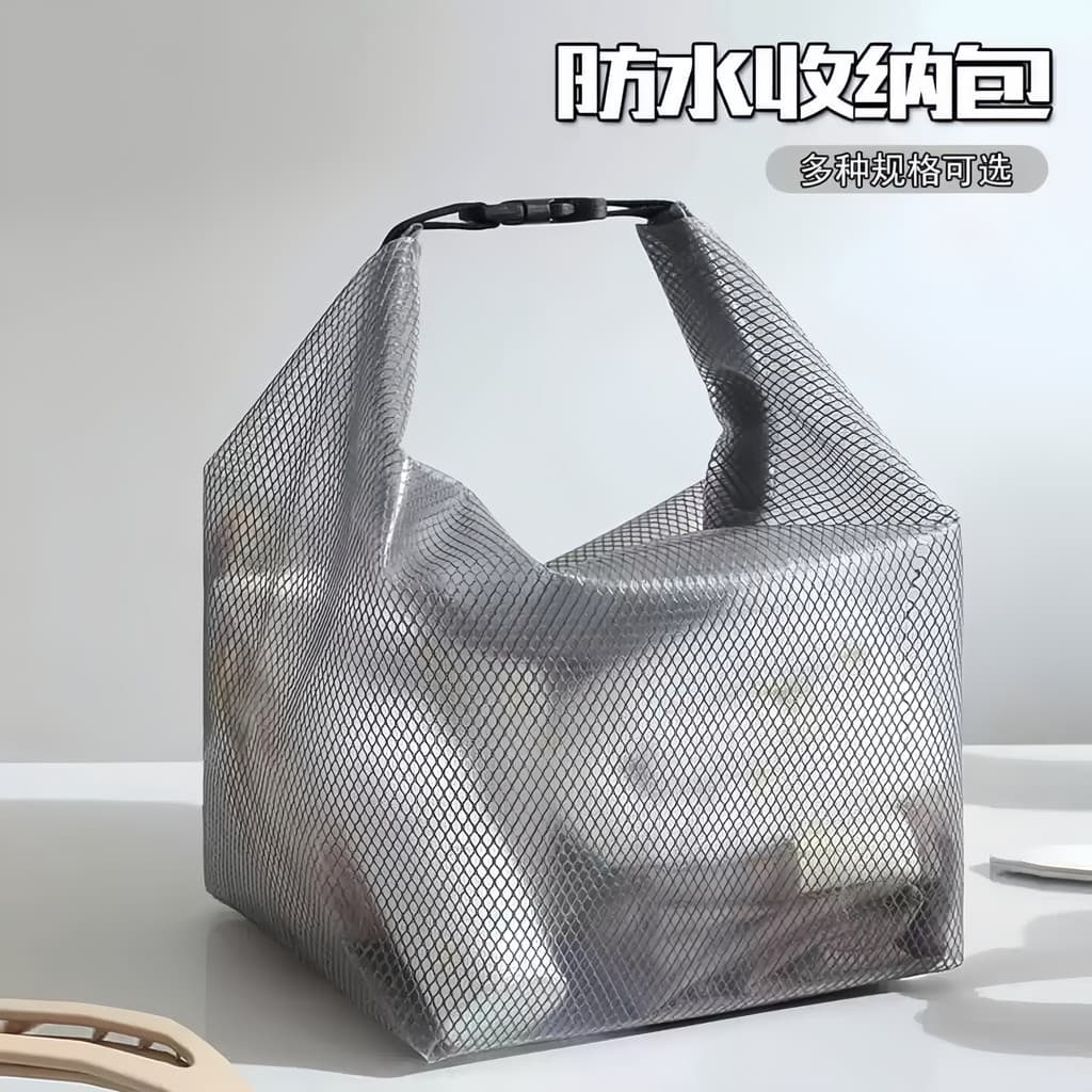 Saco de toalete japonês armazenamento de roupas de grande capacidade seco molhado separação bolso ao ar livre natação sa