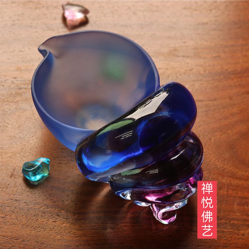 Zen Yue Arte Budista Método Antigo Esmalte Som Mágico Método Concha Tigela de Adoração de Caracol Espiral Direita Tribut