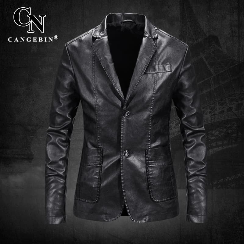 Jaqueta de couro genuíno masculina primavera outono terno Haining 2026 novo estilo primeira camada de couro High-End jaq