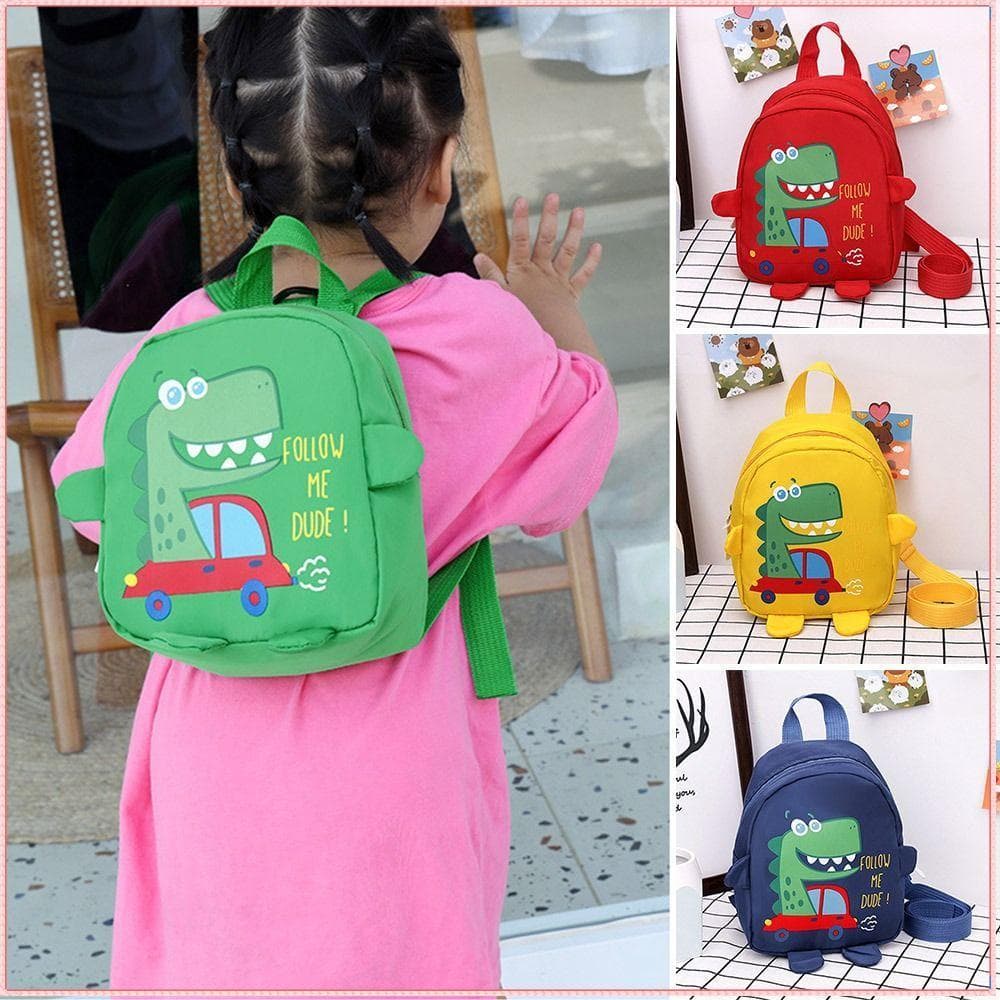 Mochilas Anti-Perda  , Meninos , Meninas , Desenho Animado , Dinossauro , Arnês De Segurança , Mochila Infantil