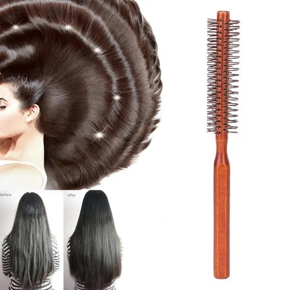 PARPERTY1 Pente De Barba , Escova De Cabelo De Rolo Redonda , Pequena Para Uso Doméstico