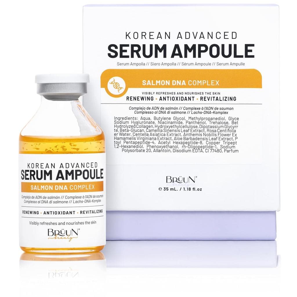BRÜUN SD - Ampola de Controle de DNA de Salmão - Sérum Coreano para Microagulhamento, para Rosto e Corpo, para Uso com e