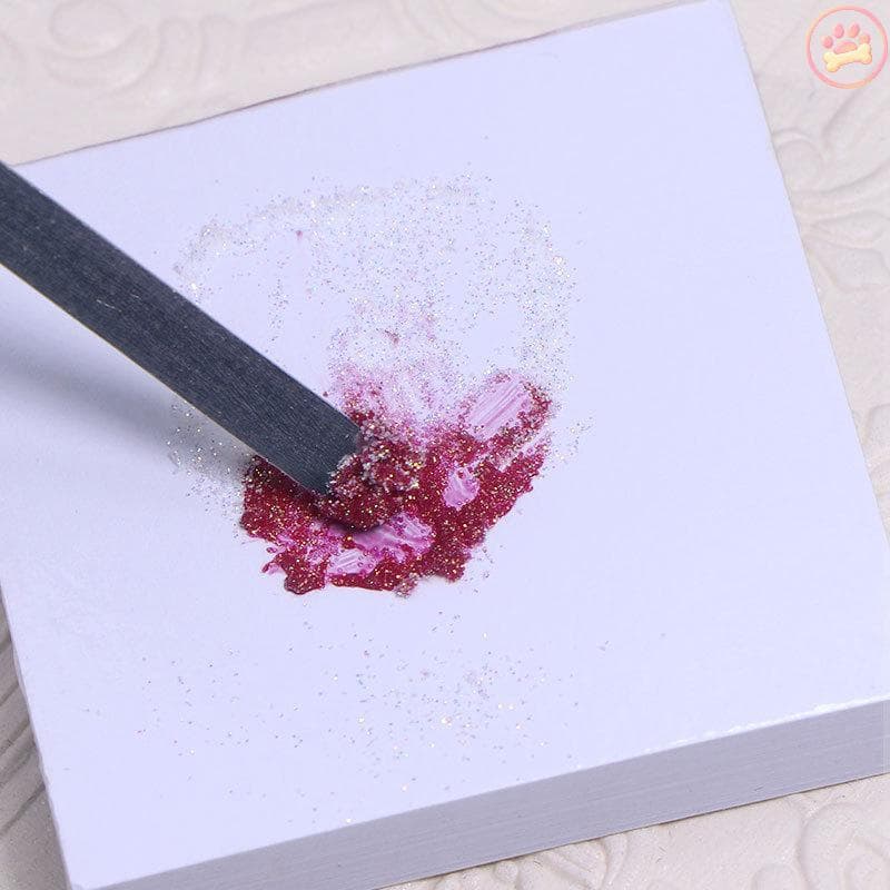 Carro 50 Peças De Papel De Cola Descartável , Paletas De Tonificação De Unhas Rasgáveis , Bandeja De Mistura De Cores De