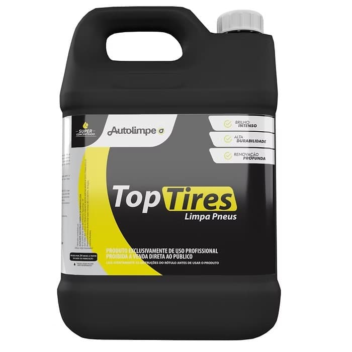 TOP TIRES ABRILHANTADOR DE PNEUS 5L
