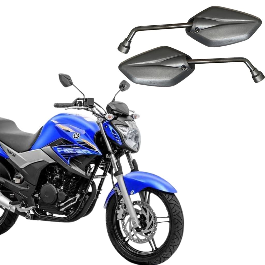 Retrovisor Convexa GVS Fazer 250 Par Lente Original Para Yamaha