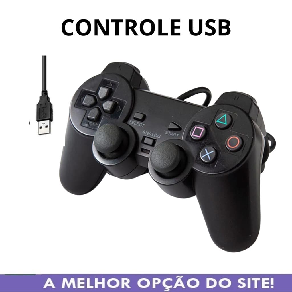 Controle Usb para games Retrô PS