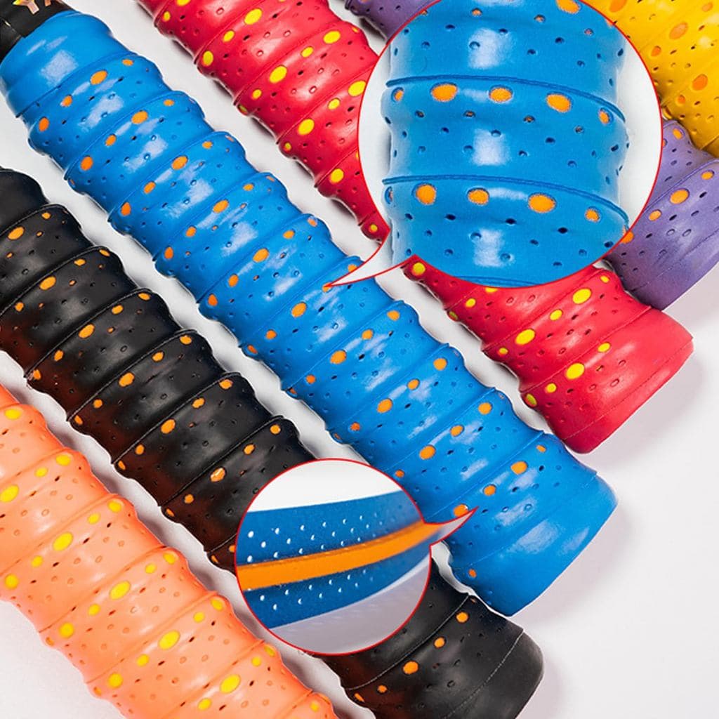 Anti-Deslizamento Esporte Overgrip Fita Tênis Sweatband Raquete De Badminton Aperto Suor Banda Padel Absorção De Choque
