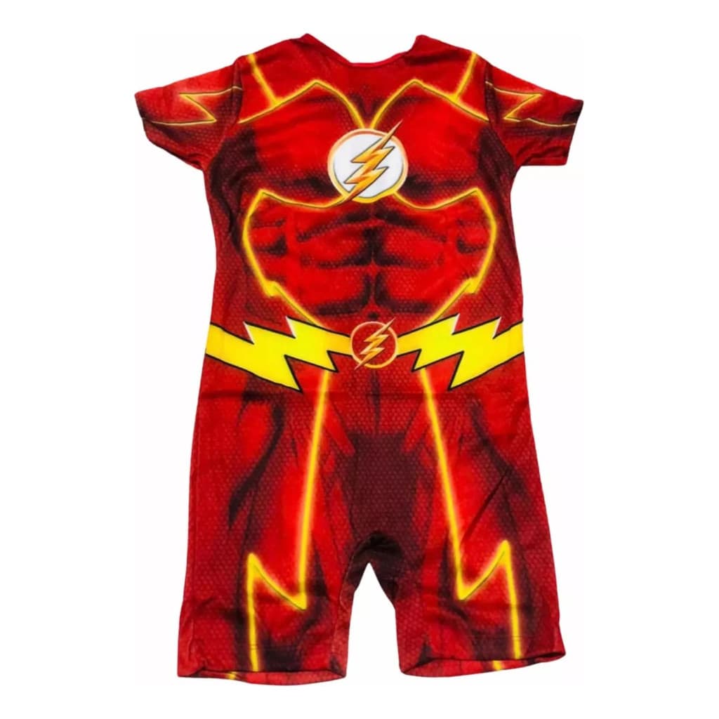 Fantasia Infantil Flash Com Máscara The Flash Envio Rapido