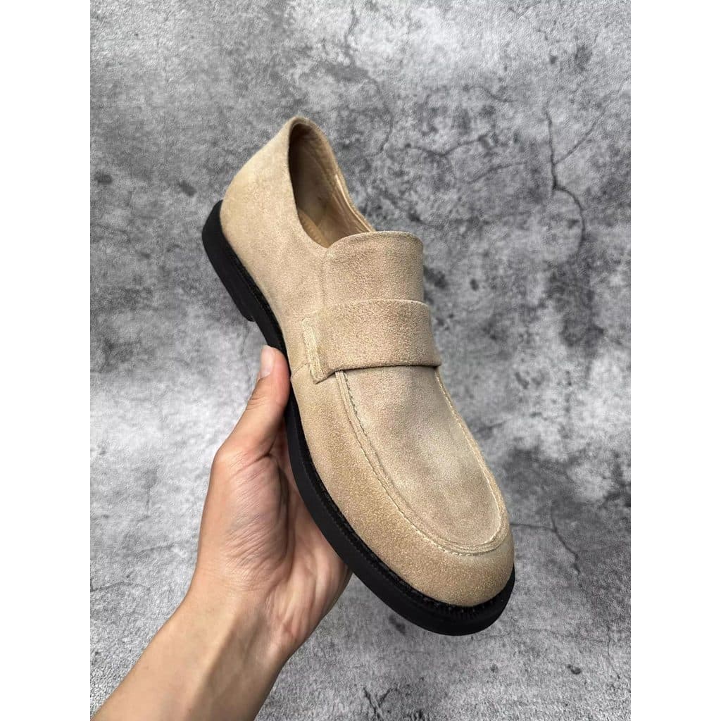 Verão novo estilo respirável único sapatos Retro polonês cor Casual sapatos de couro masculino macio sola macia mocassin