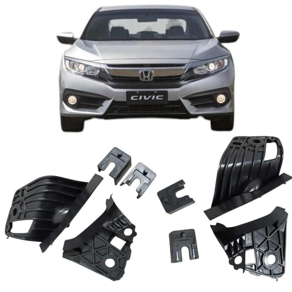 Kit Garra Farol Honda Civic G10 2016 2017 2018 2019 2022