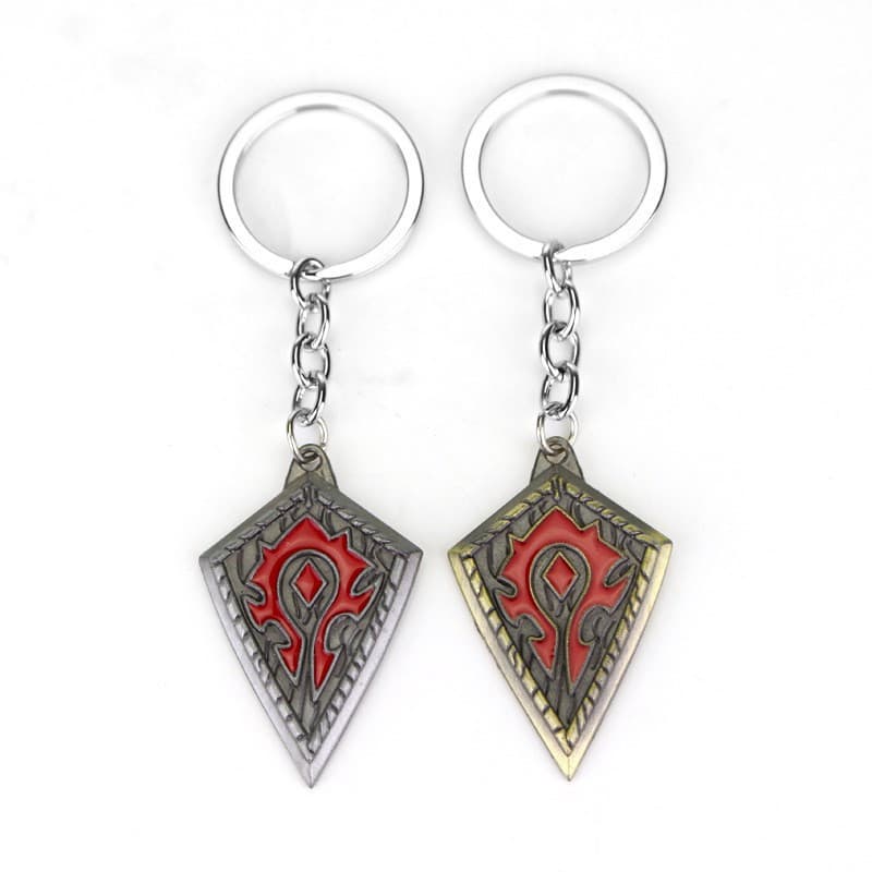 WOW World of Warcraft Tribal Union Logo Chaveiro Retro Carro 2K8W TBWP
