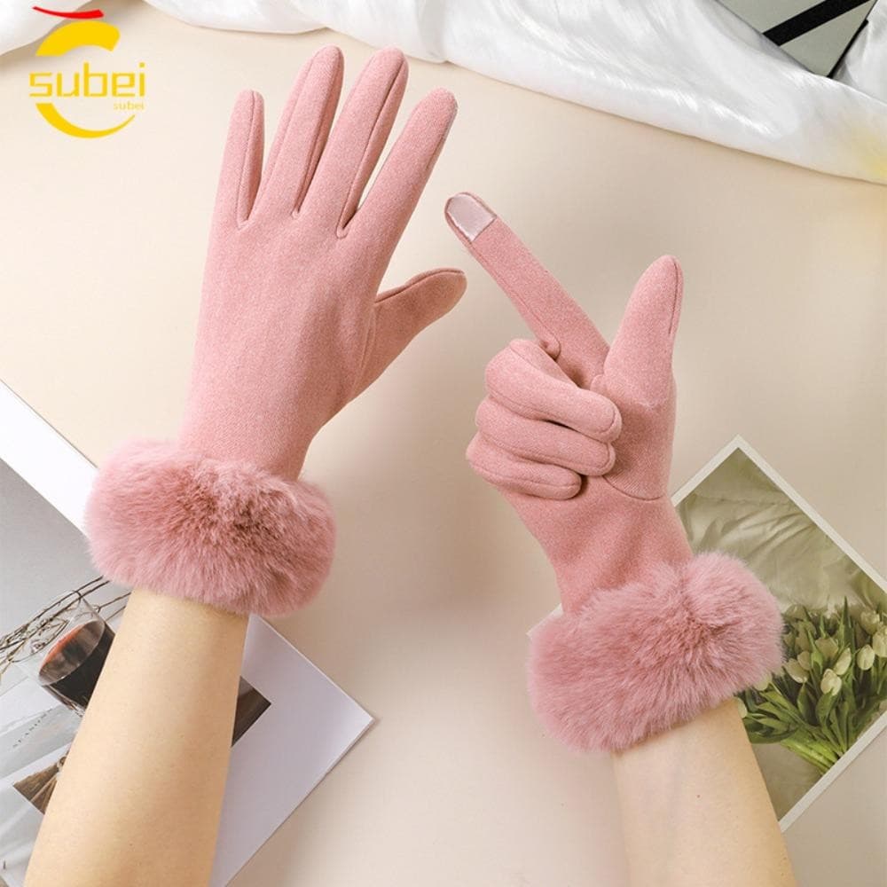 Luvas De Inverno SUBEI , Tela Sensível Ao Toque De Dedo Completo Com Tocável Esqui Quentes , Esportes Ar Livre