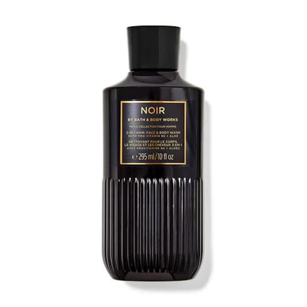 Bath and Body Works Noir Para Homens Sabonete 3 em 1 para Cabelo, Rosto e Corpo 10 oz - Tamanho Completo (Noir) OWN8