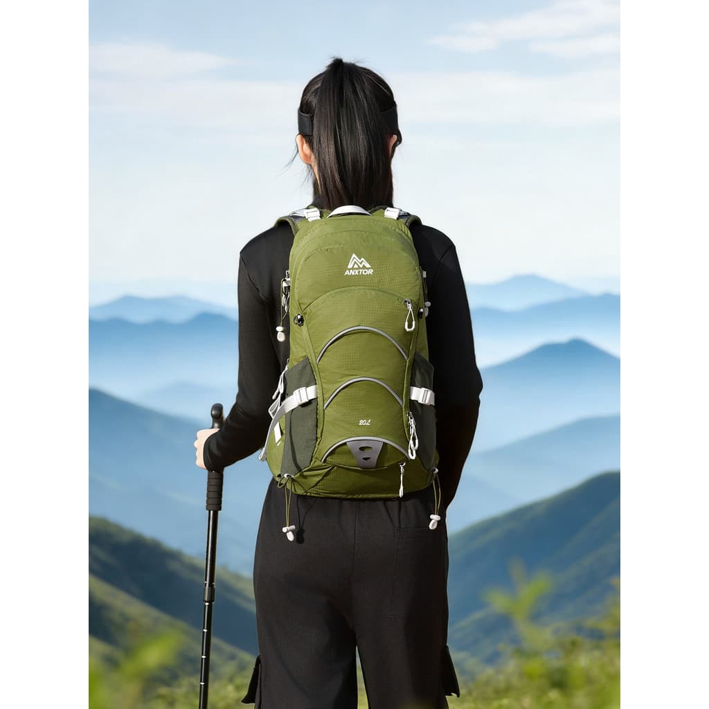 Novo estilo 20L caminhadas mochila suporte suspenso mochila caminhadas ao ar livre leve das mulheres dos homens ciclismo