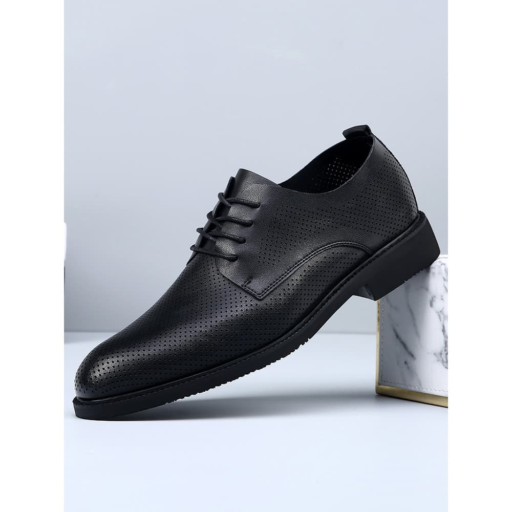2026 verão novo estilo de couro genuíno sapatos casuais masculinos negócios Formal Wear respirável dedo do pé apontado s