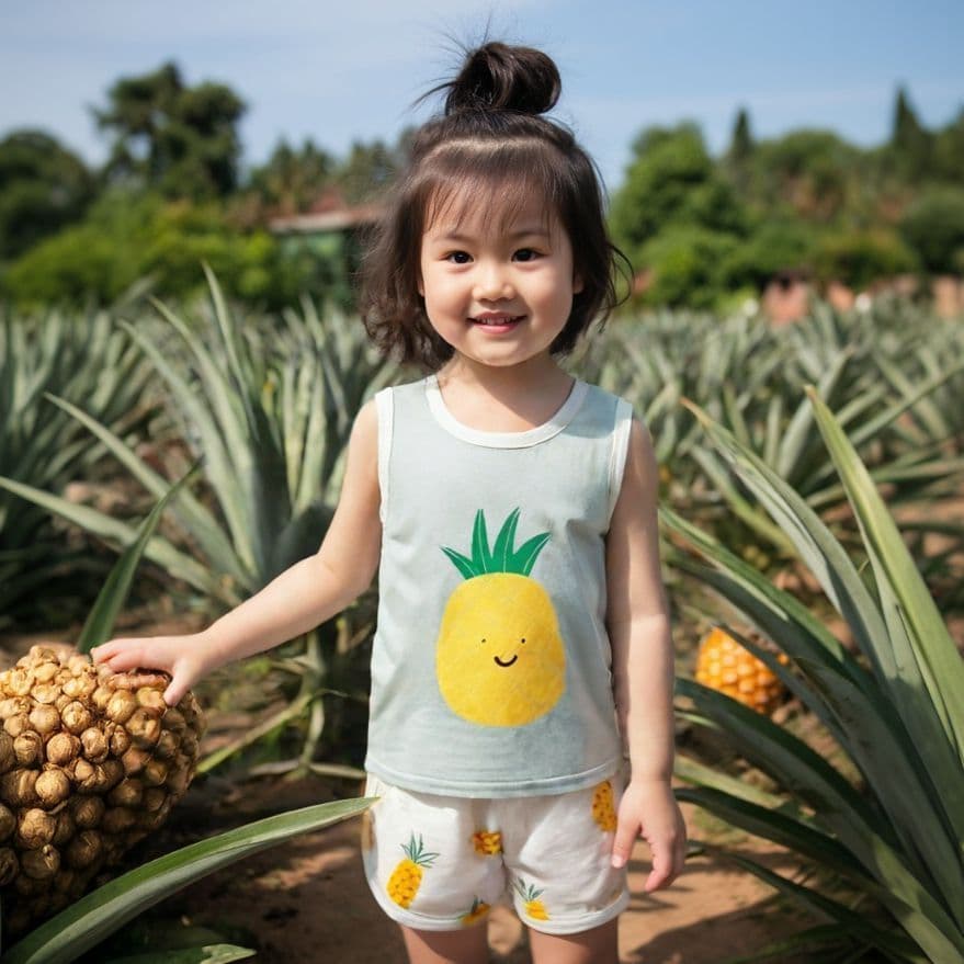 Crianças roupas versão coreana verão dos desenhos animados crianças roupas das mulheres dos homens bebê colete Shorts te