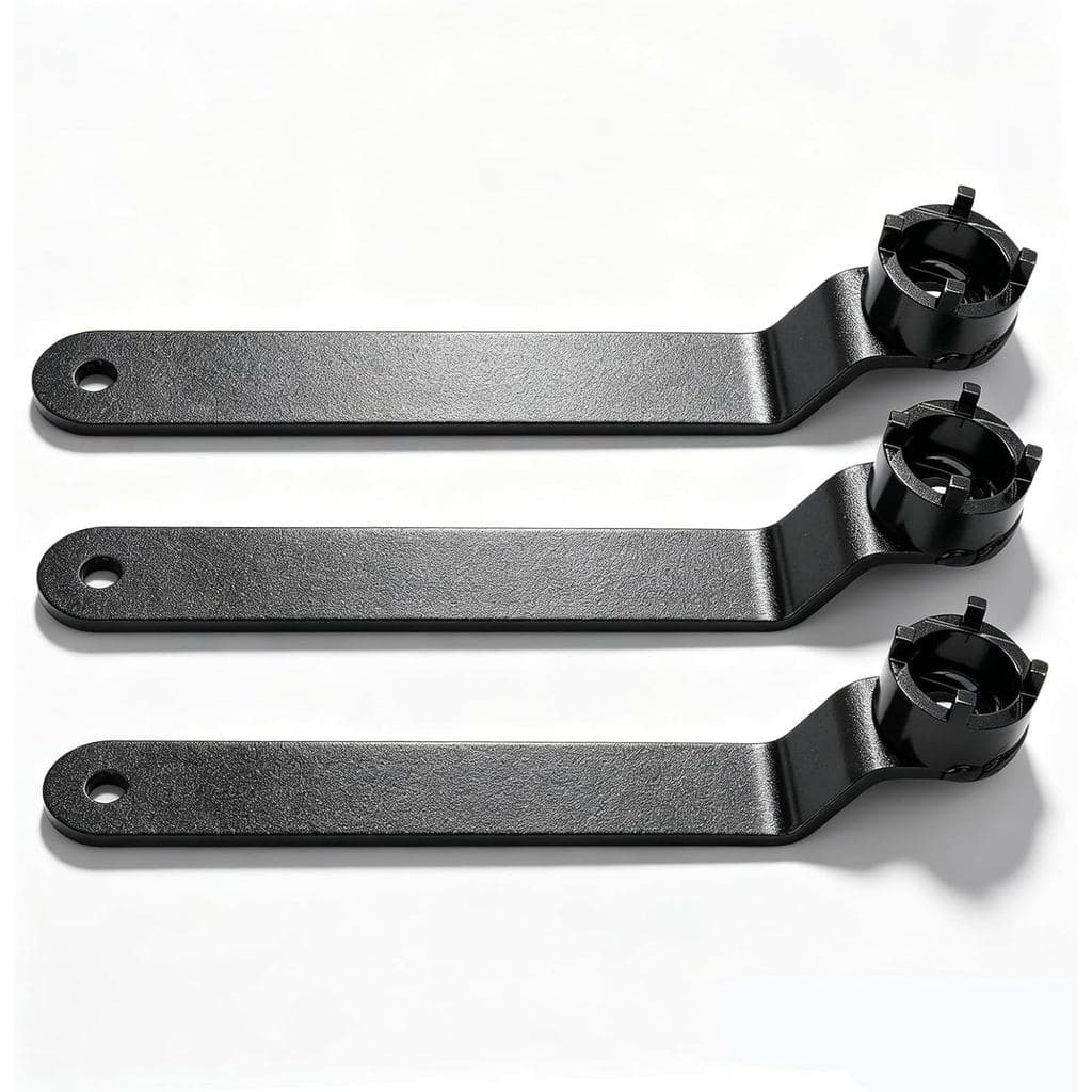 Chave para Esmerilhadeira Angular, Conjunto de 3 Peças, Ferramenta de Remoção de Esmerilhadeira em Aço de Alto Carbono c