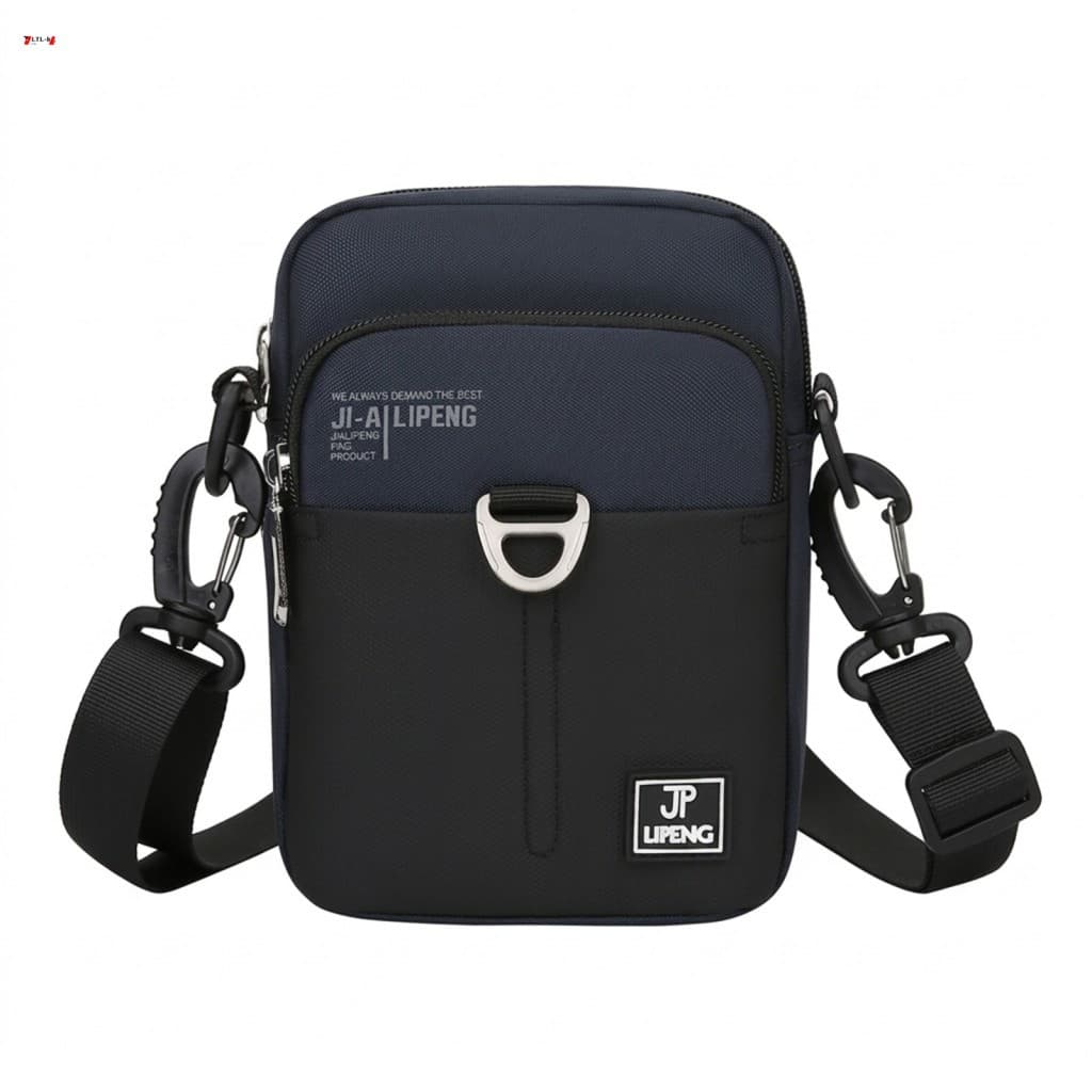 Mini Bolsa Crossbody De Tecido Oxford Durável-Pacote De Cintura Externa Com Cinto