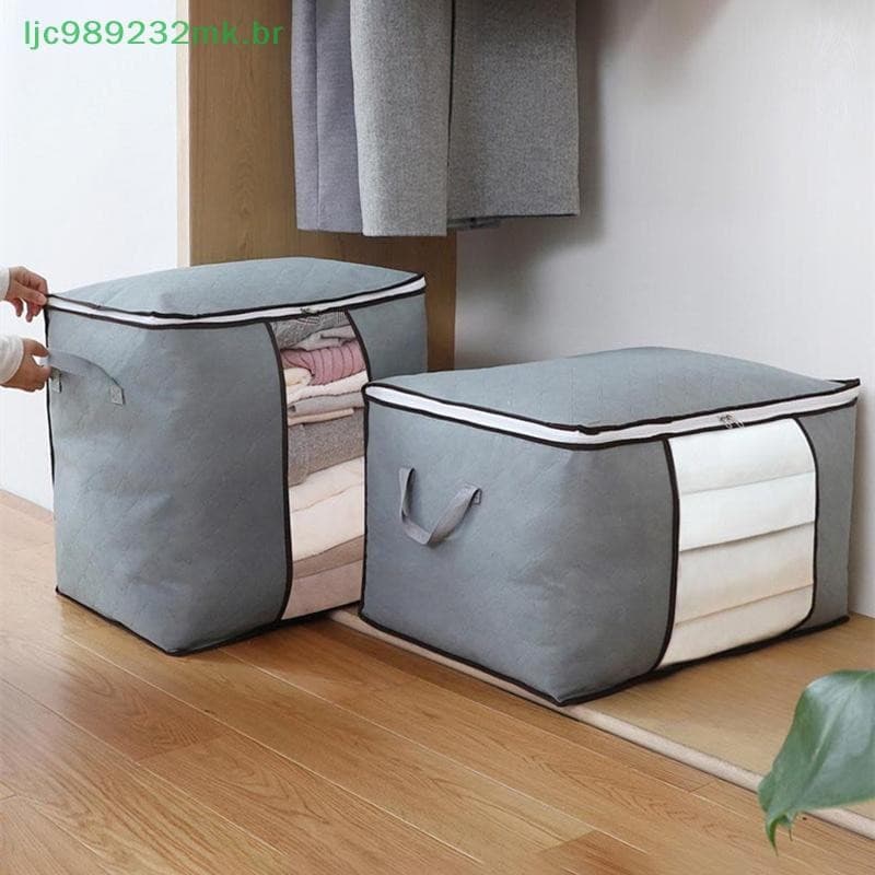 [MYBR] Bolsa Organizadora De Armazenamento De Colcha De Roupas Bagagem Em Movimento Embalagem À Prova De Umidade Não Tec