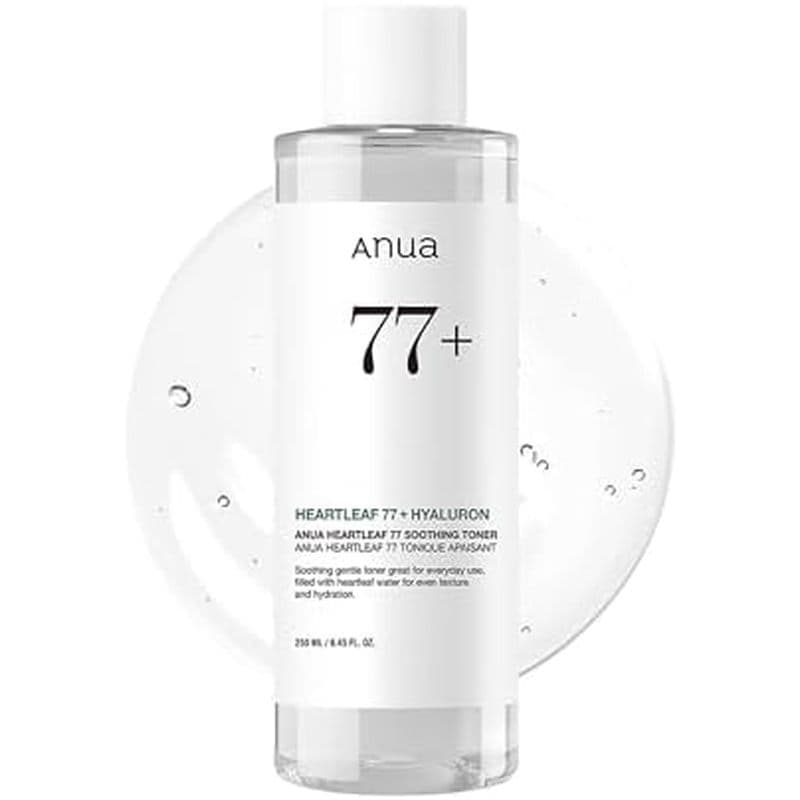 Anua Heartleaf 77 Tônico Calmante , Hidratante & amp ; Toner Facial Para Pele De Vidro , Ácido Hialurônico , Hidratação