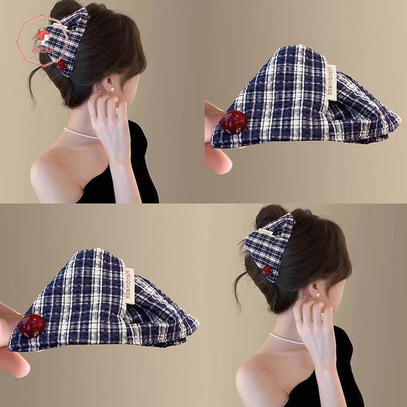 AACAR Clipe De Garra De Cabelo Triangular Retrô Para Mulheres , Acessórios Estilo Universitário Com Forte Aderência Thi