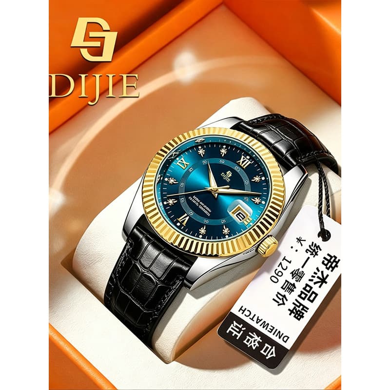 Novo estilo 520 limitado relógio masculino de alta qualidade luminoso relógio de negócios moda relógio masculino movimen