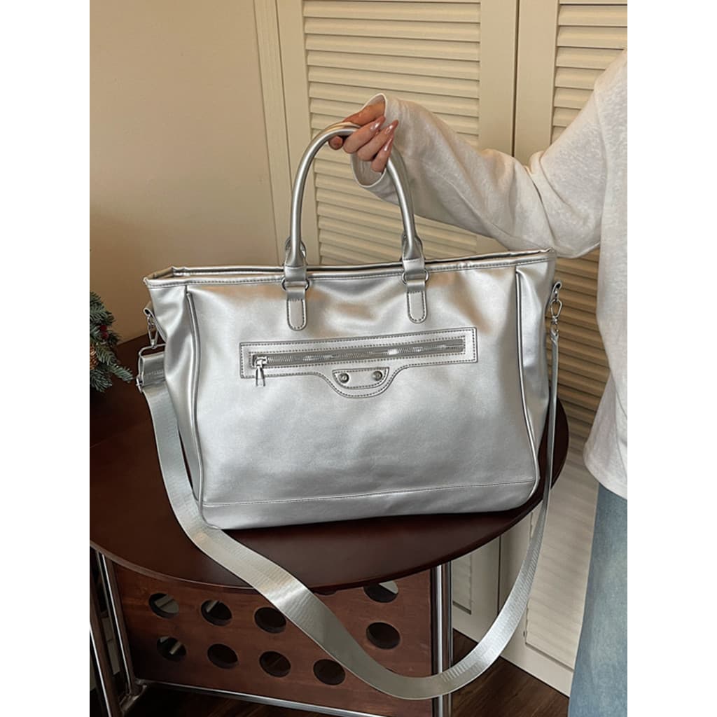 Estilo coreano nicho Design trabalho Commuter sacola grande capacidade motocicleta bolsa mensageiro na moda legal estilo