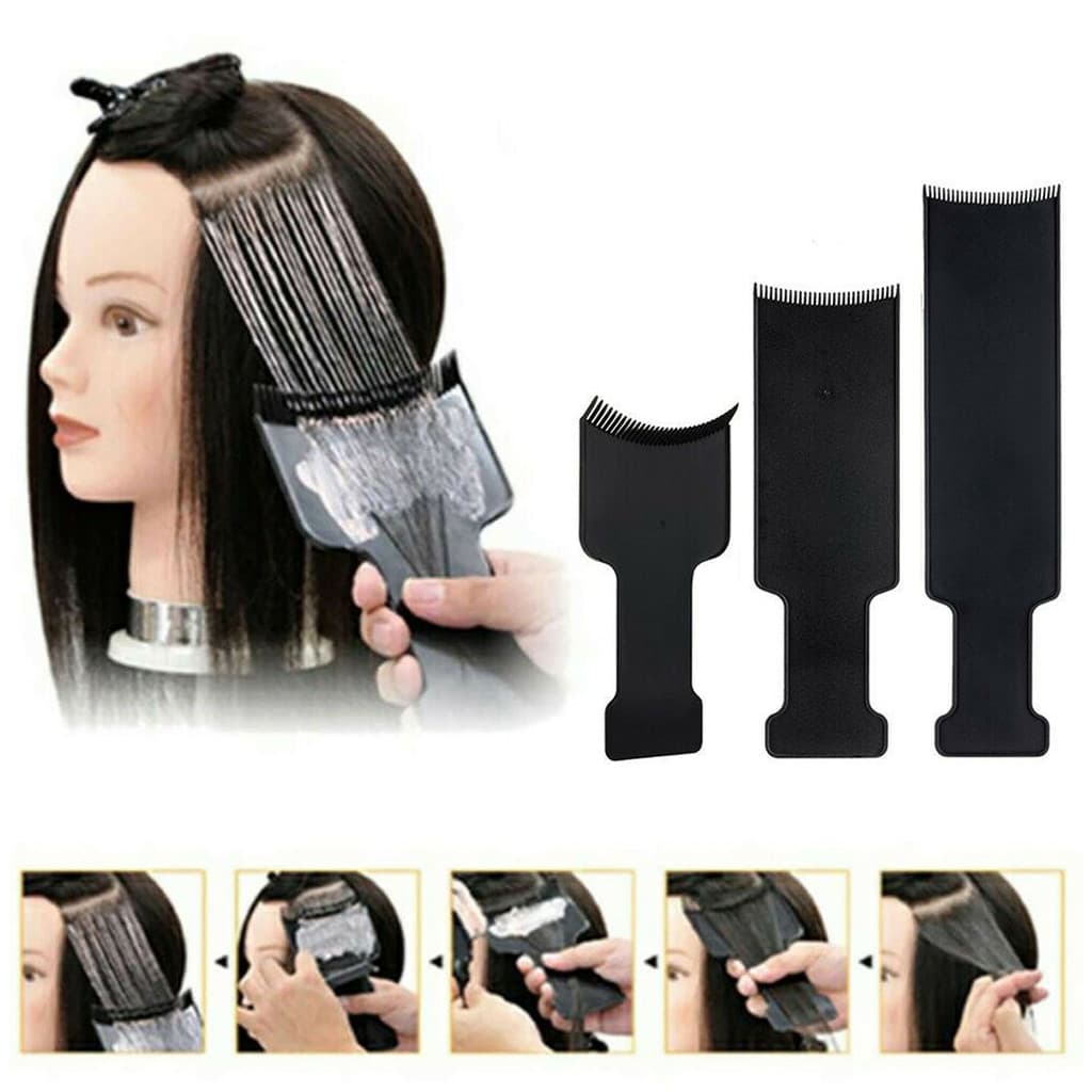 [wisdomt] Placa De Balayage Profissional Para Salão De Cabeleireiro S/M/L Coloração De Cabelo Barbe Painel De Tingimento