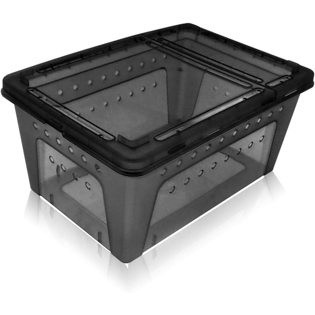 Terrário Portátil para Répteis OMEM, Habitat para Mini Animais de Estimação, com Furos Respiráveis, Recipiente Empilháve