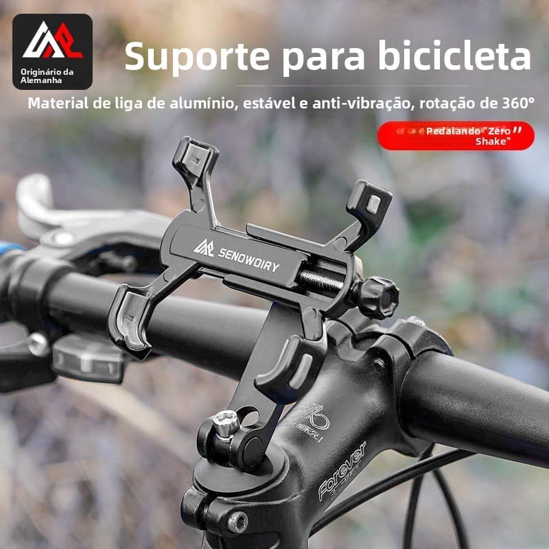 Liga de alumínio suporte do telefone da bicicleta guiador quadro fixação Vertical Mountain Road veículo elétrico navegaç