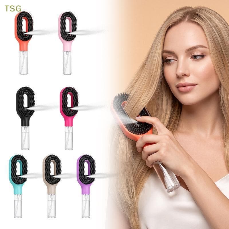 [Trêsgoodstonesgen] Escova De Cabelo 1 Unidade Pente Leve De Massagem Para Couro Cabeludo Mulheres , Cuidados Diários ,