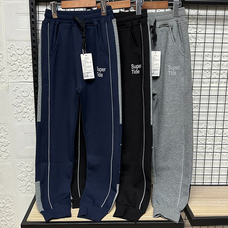 Crianças roupas infantis calças crianças roupas de outono meninos calças casuais primavera outono calças esportivas meni