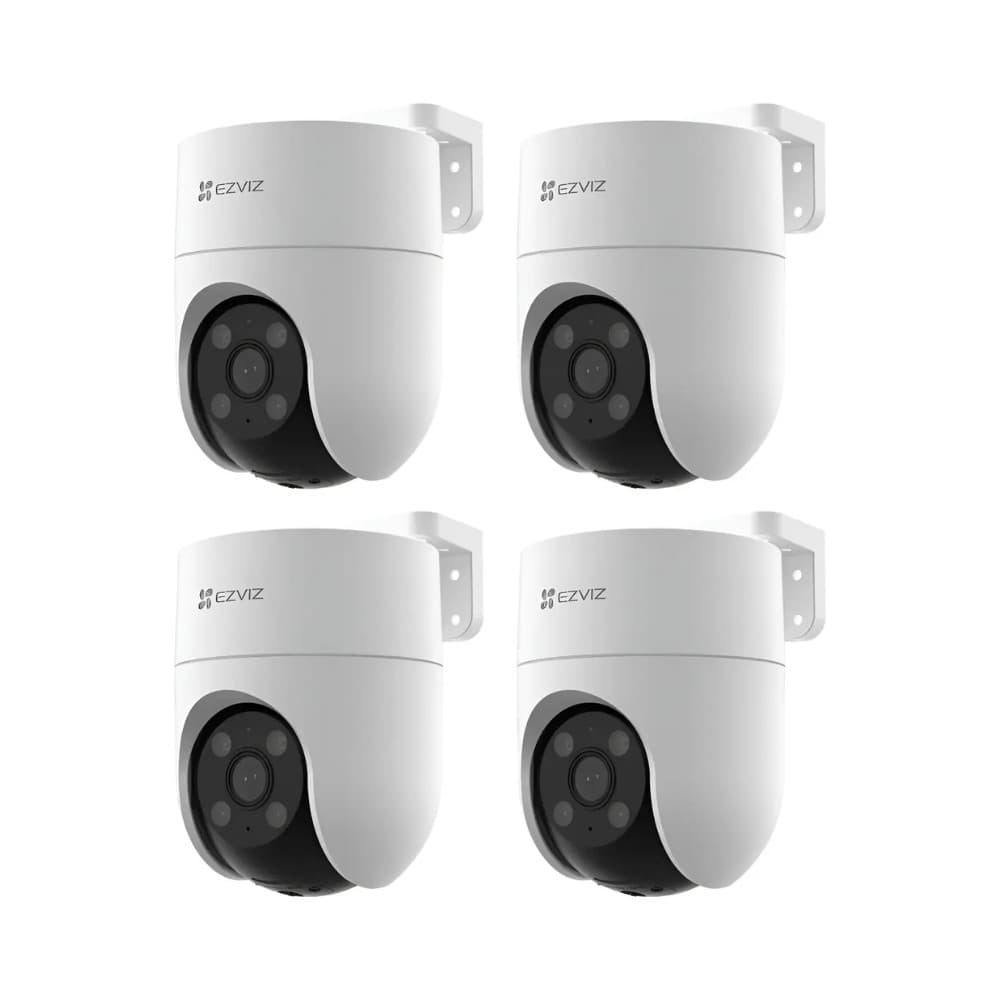 Kit 4x Câmera Wifi Externa com Visão Noturna H8C 1080p Ezviz