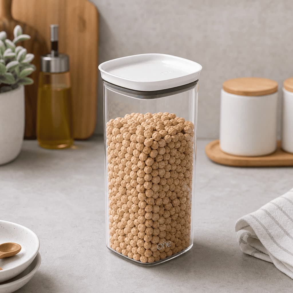 Pote Hermético Ou 1,5L Porta Mantimentos Linha Block