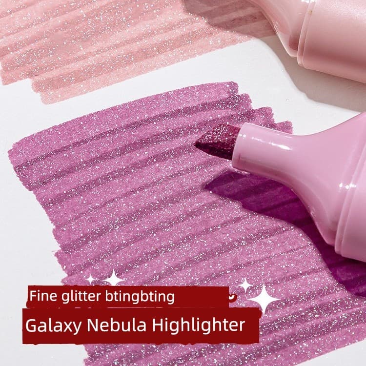 🔥 Para Fazer Anotações 🔥 marcador texto Caneta Marcadora VENDA QUENTE Coleção Society Galaxy Nebulosa Marcador Flash F