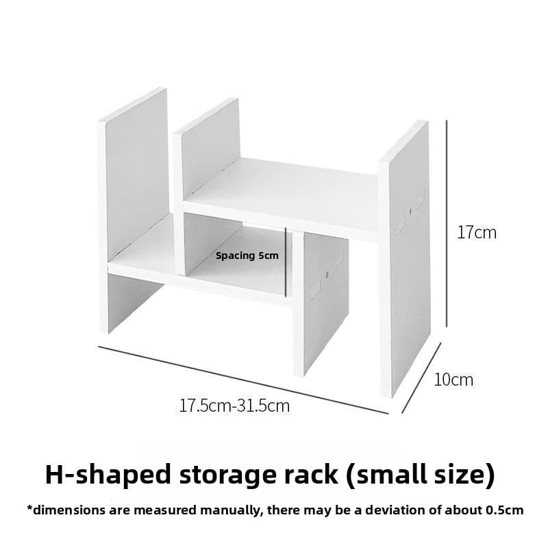 Estante de mesa para estudantes, casa simples, prateleira de armazenamento, pequena estante, Rack de armazenamento de es