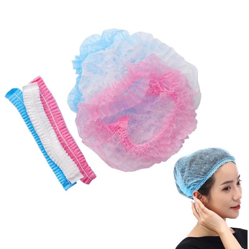 100 PCS Tampas Descartáveis Chuveiro Transparente Chapéu À Prova D'água Poeira Salão De Cabeleireiro Ferramentas De Bele