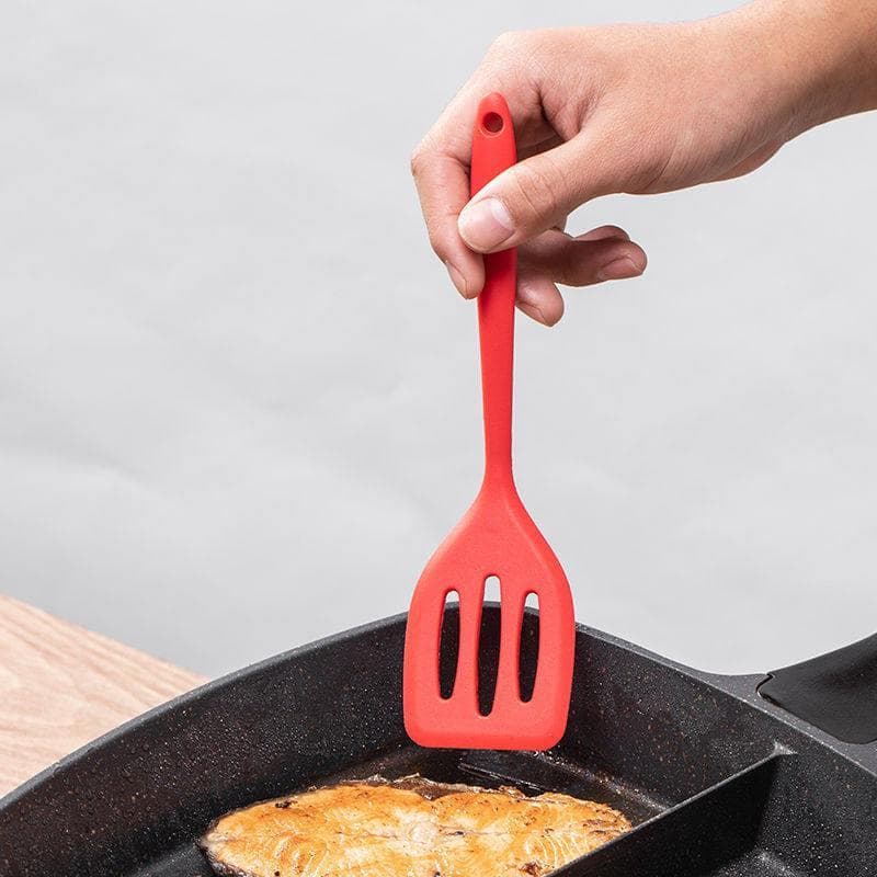 Espátula de Silicone antiaderente, espátula especial, resistente a altas temperaturas, espátula de cozinha doméstica, fr